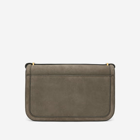 DeMellier The Paris Crossbody deep olive suede