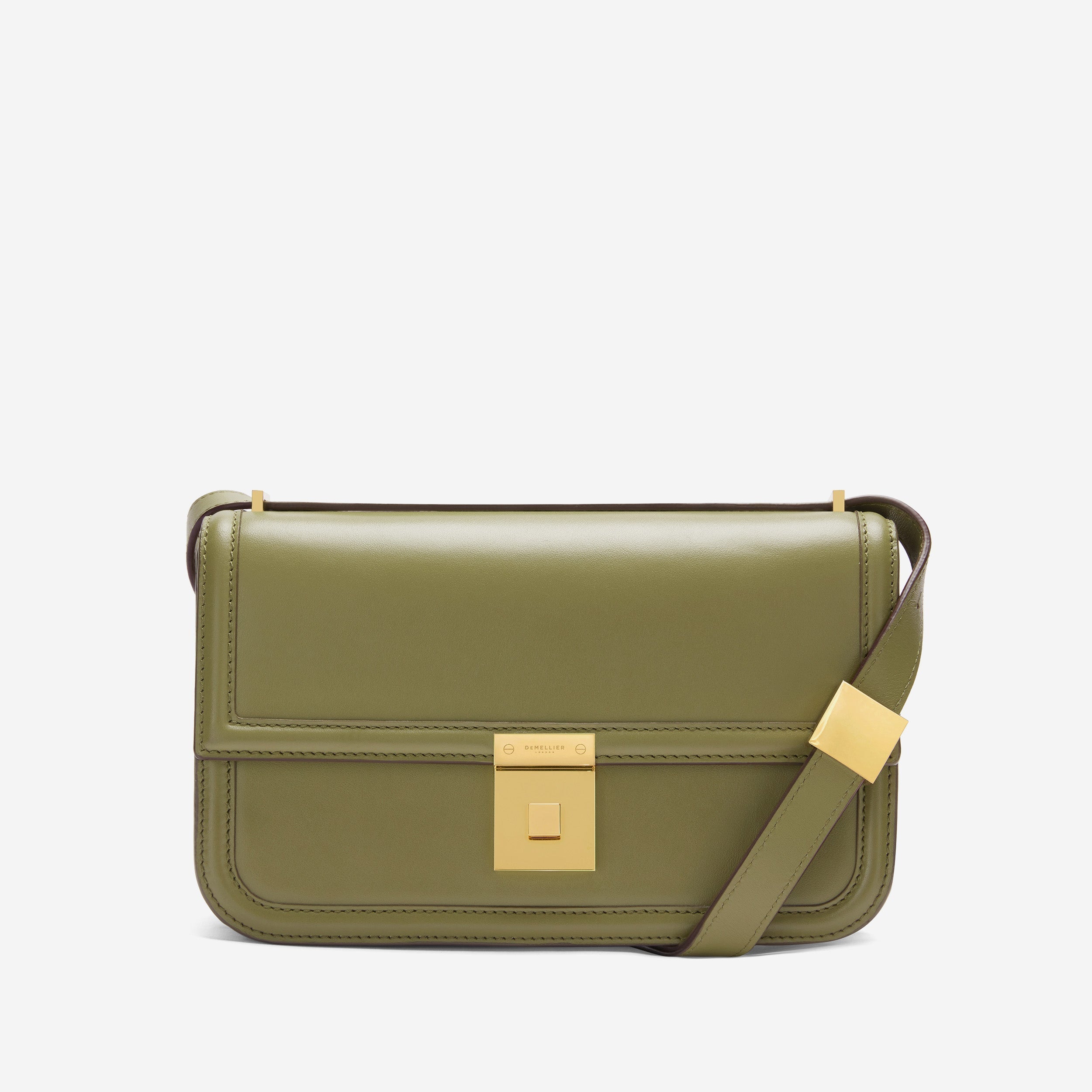 DeMellier The Paris Crossbody light olive smooth