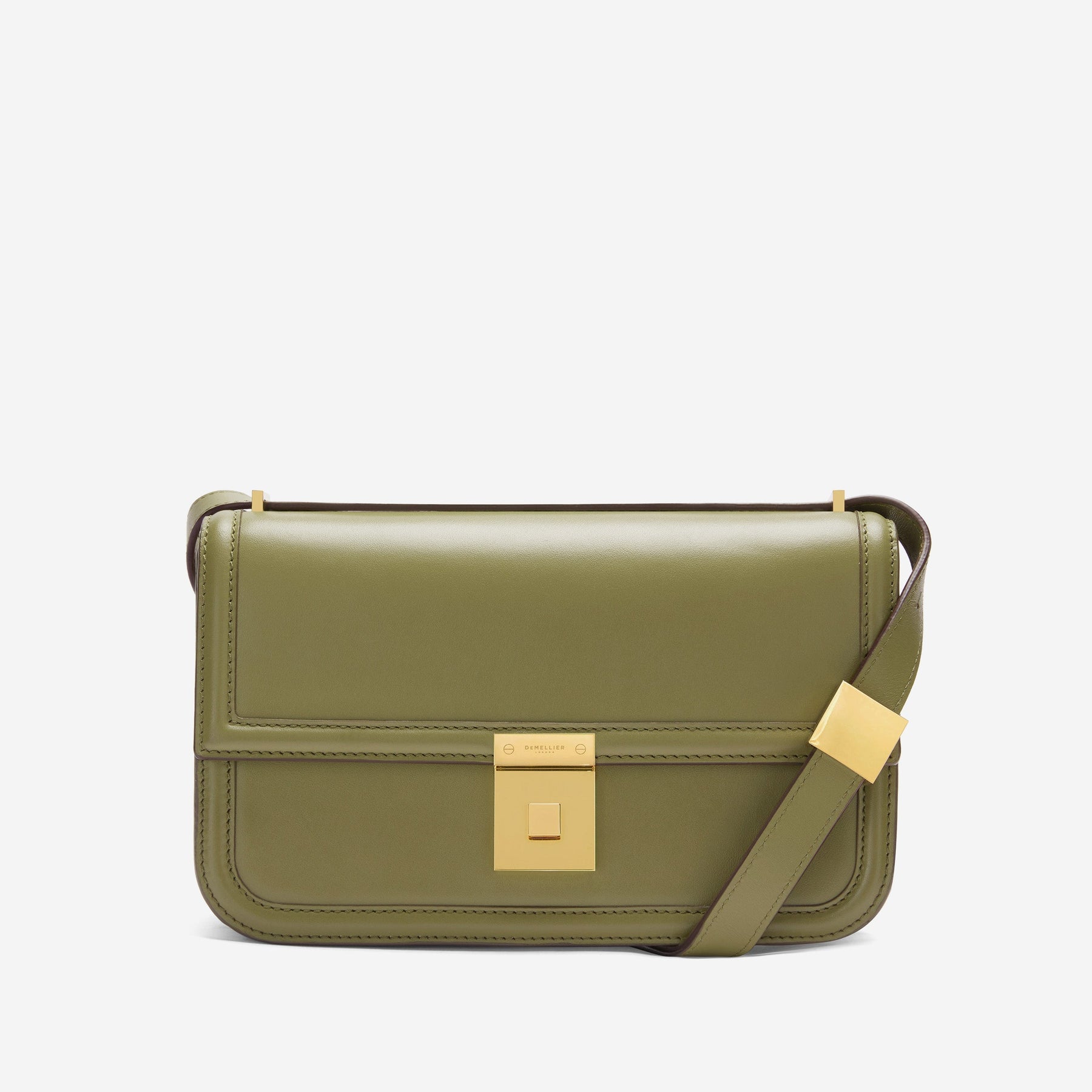 DeMellier The Paris Crossbody light olive smooth