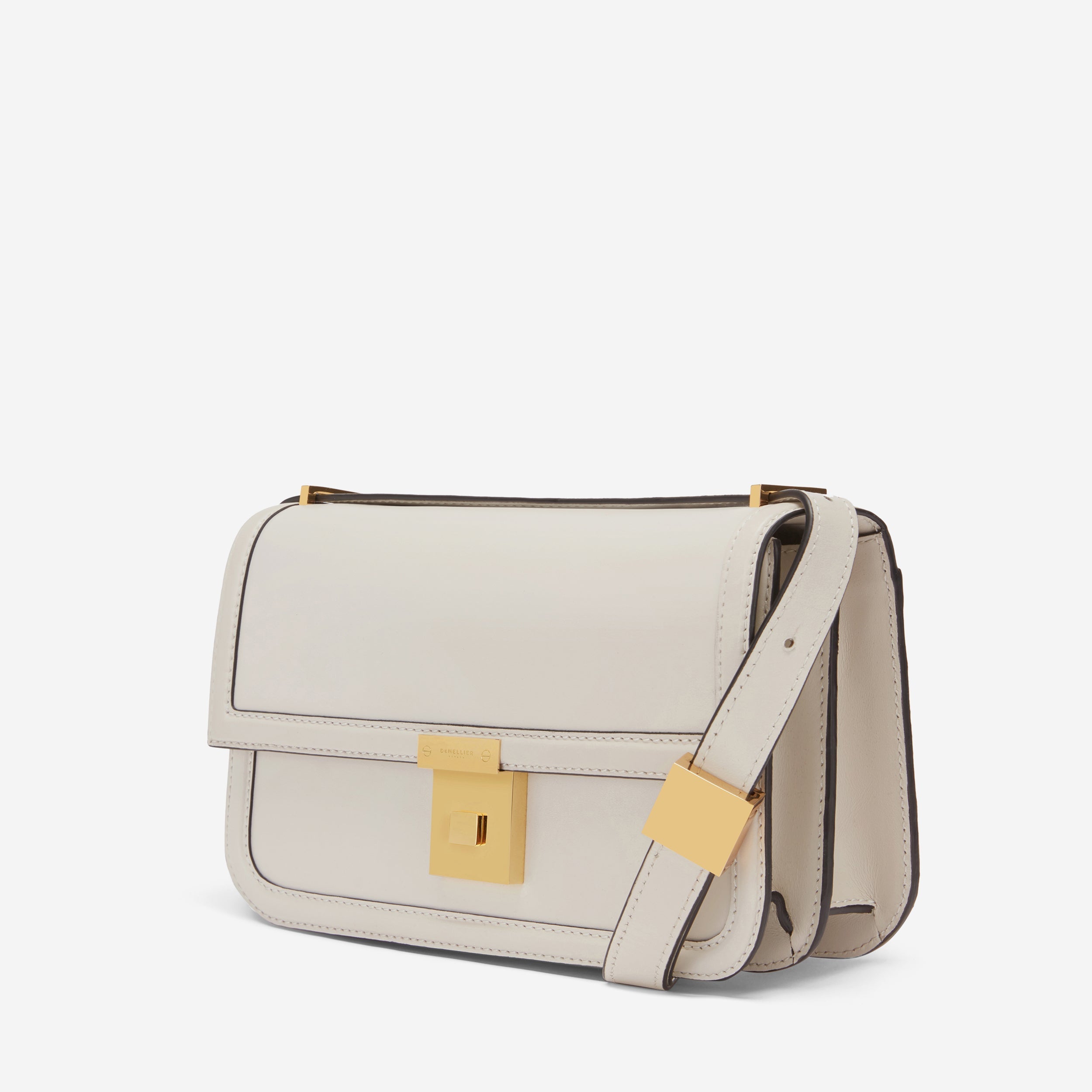 DeMellier The Paris Crossbody off-white smooth