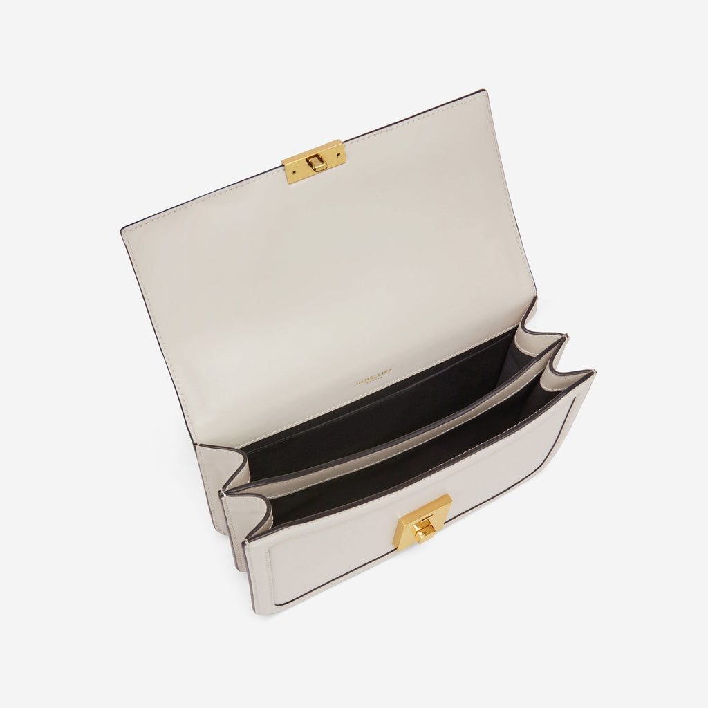 DeMellier The Paris Crossbody off-white smooth