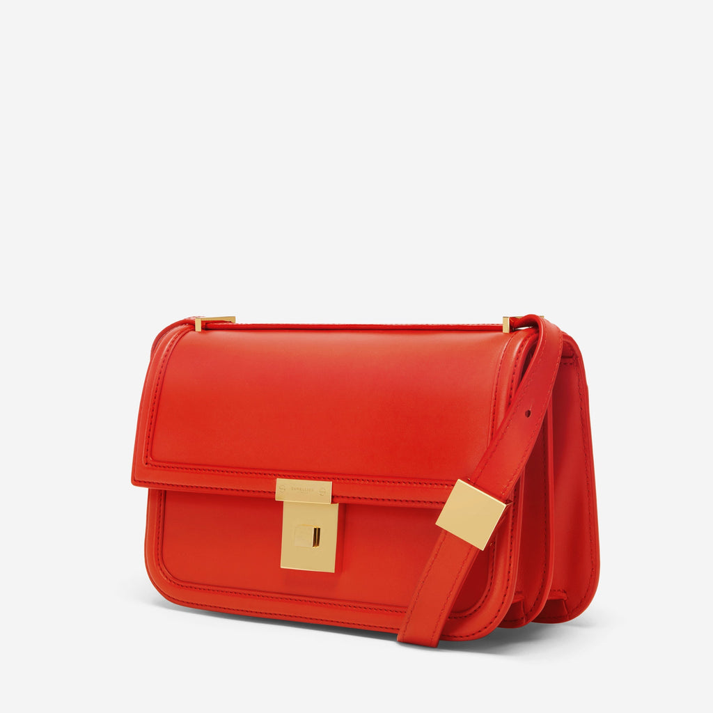DeMellier The Paris Crossbody poppy red smooth