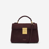 DeMellier The Paris burgundy suede