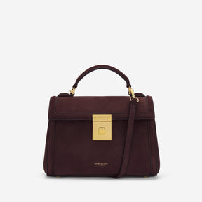 DeMellier The Paris burgundy suede