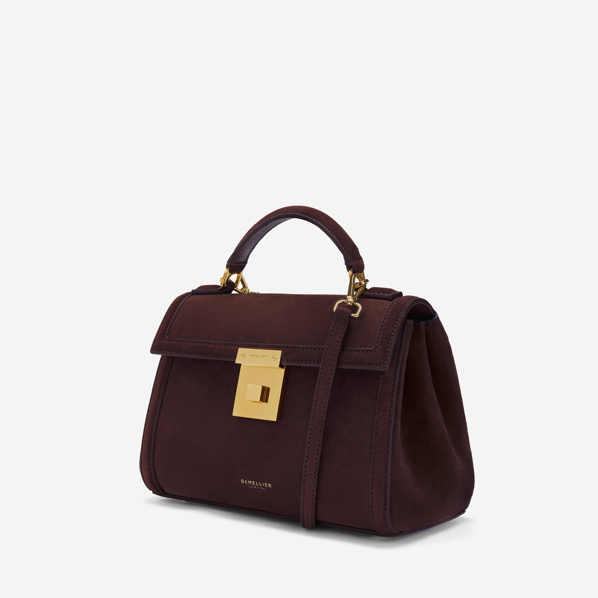 DeMellier The Paris burgundy suede