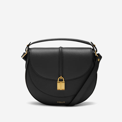 DeMellier The Siena Saddle black small grain