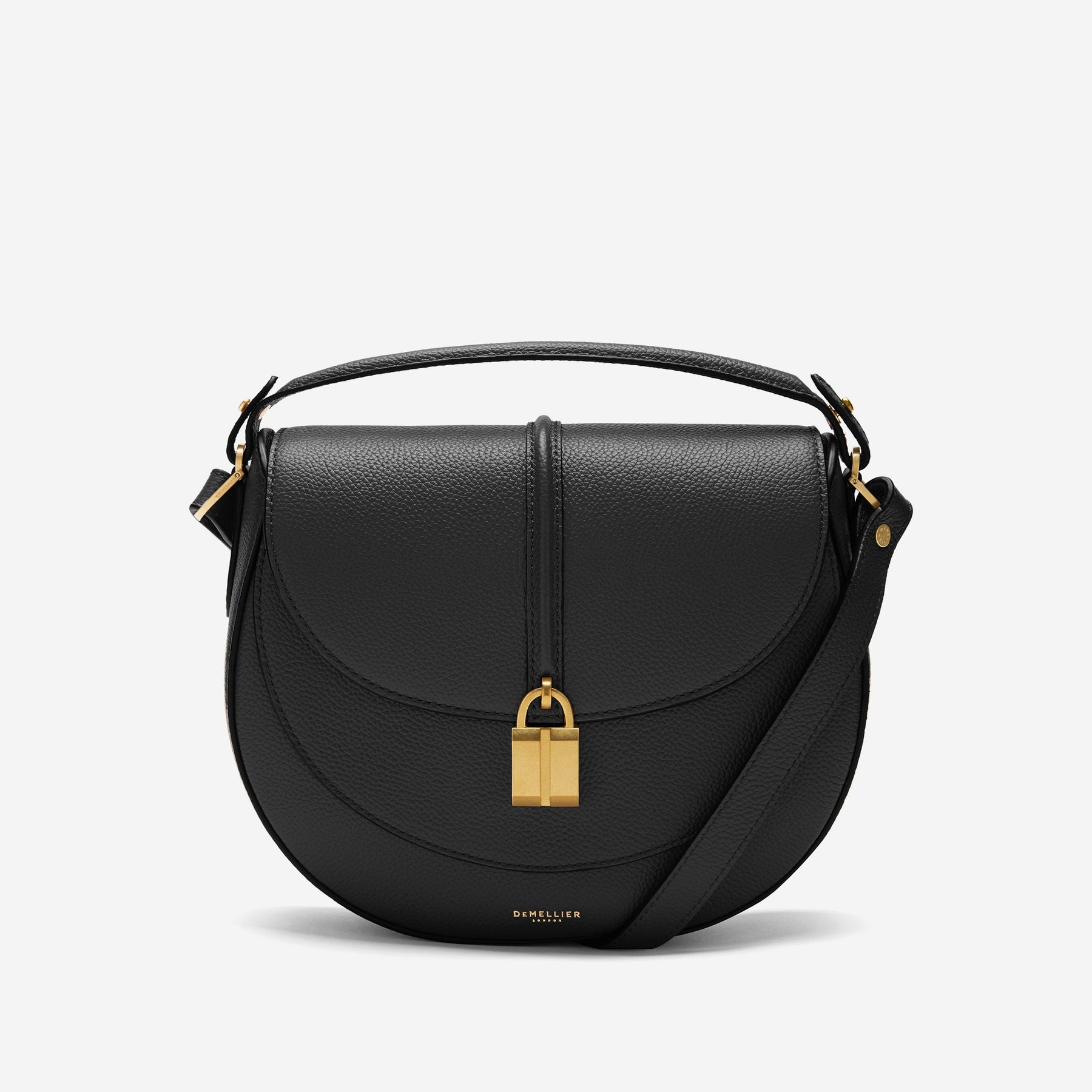 DeMellier The Siena Saddle black small grain