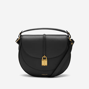 DeMellier The Siena Saddle black small grain