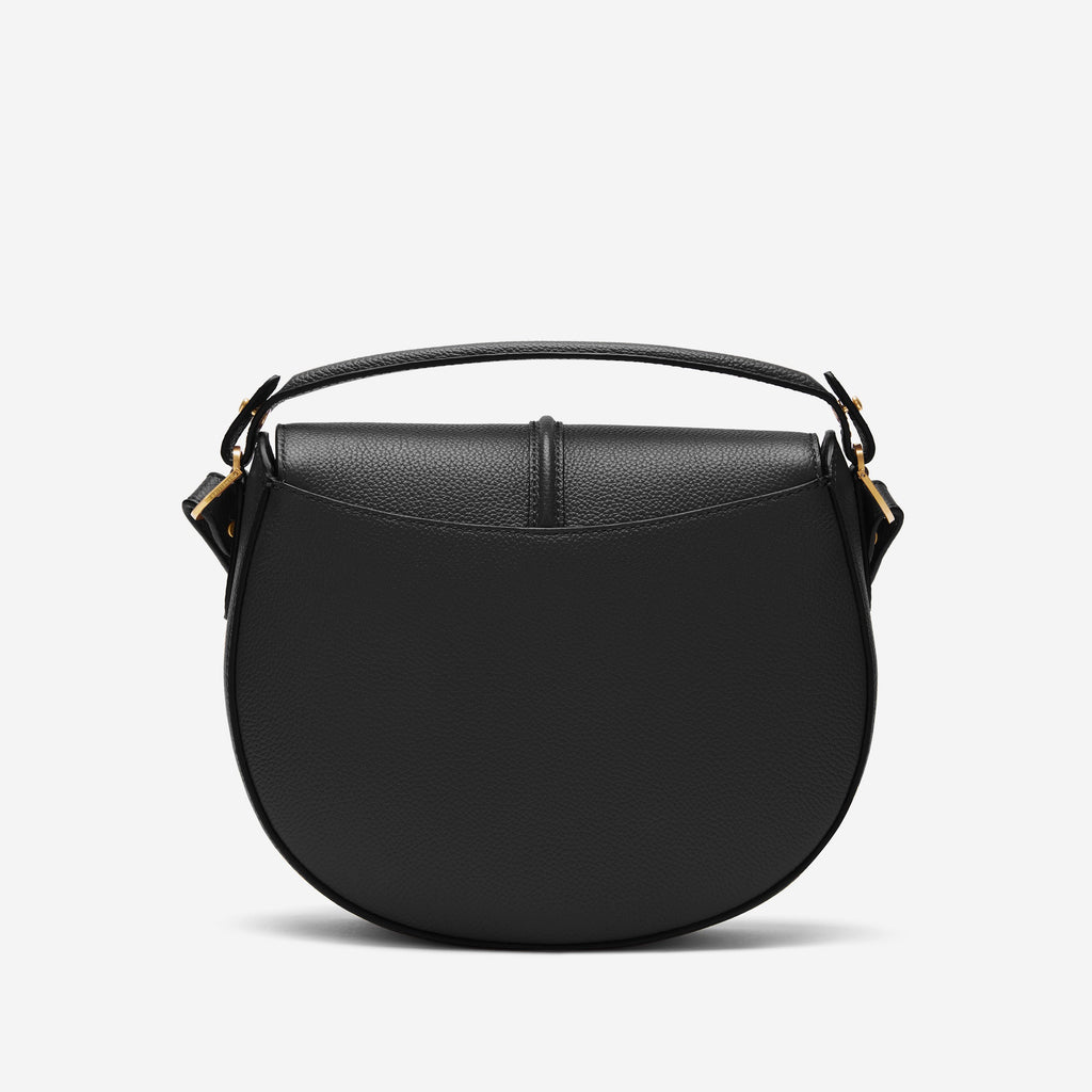 DeMellier The Siena Saddle black small grain