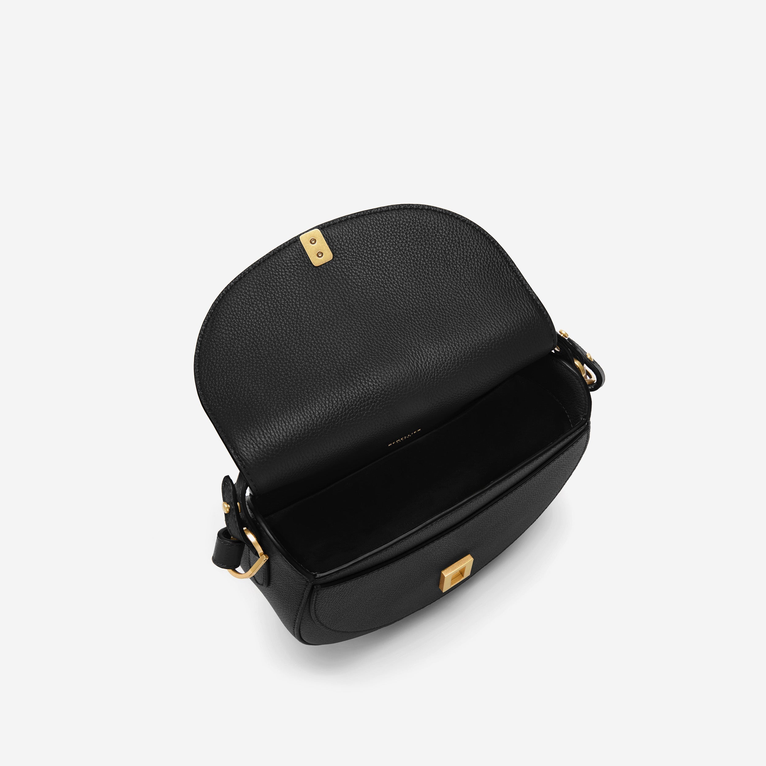 DeMellier The Siena Saddle black small grain