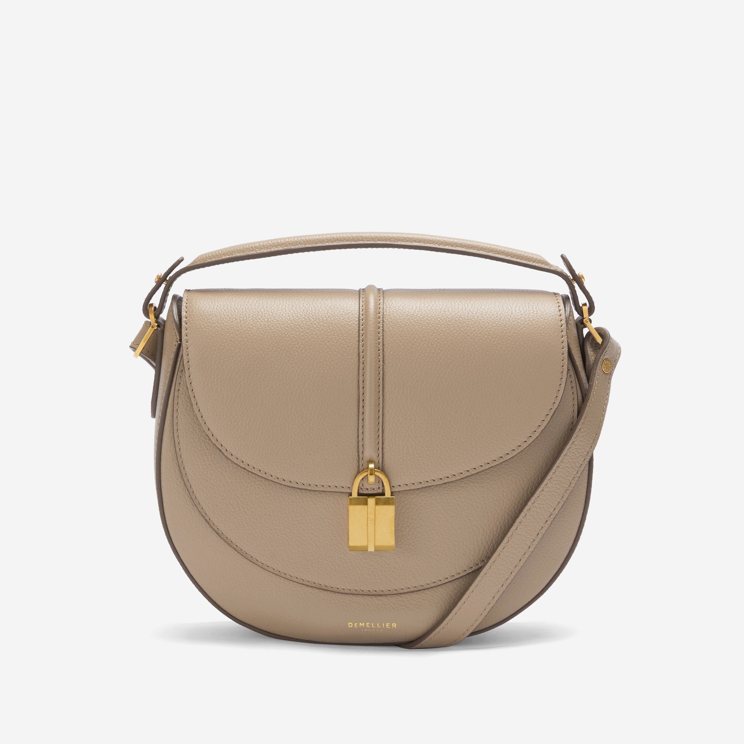 DeMellier The Siena Saddle dark sand small grain