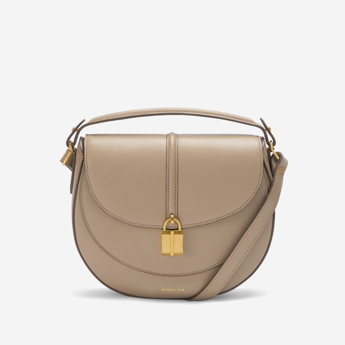 DeMellier The Siena Saddle dark sand small grain