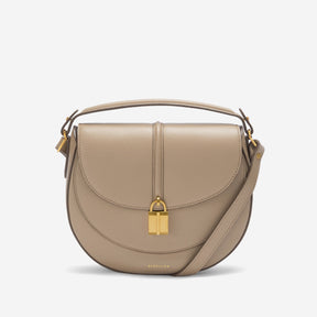 DeMellier The Siena Saddle dark sand small grain