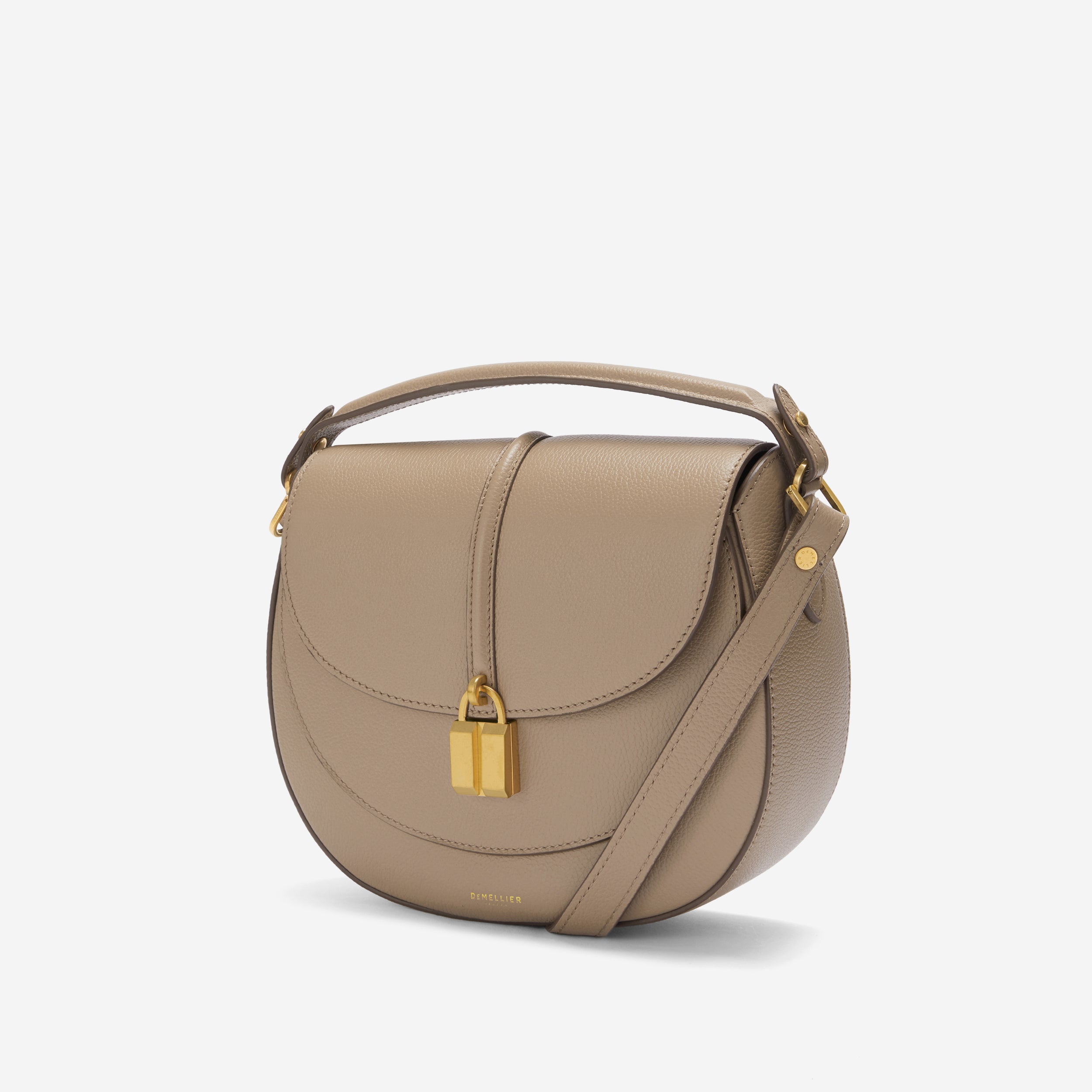 DeMellier The Siena Saddle dark sand small grain