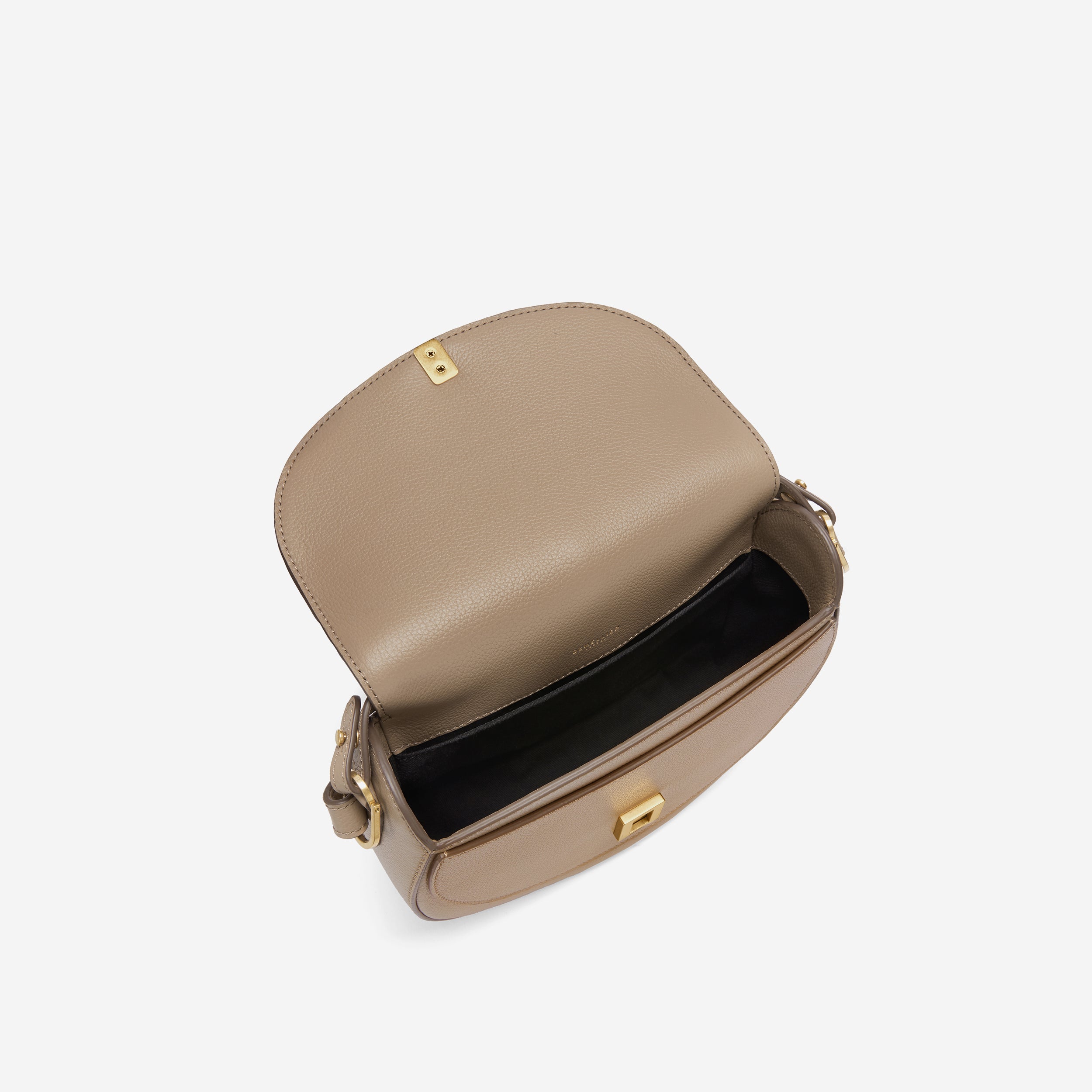 DeMellier The Siena Saddle dark sand small grain