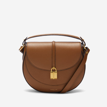 DeMellier The Siena Saddle tan small grain