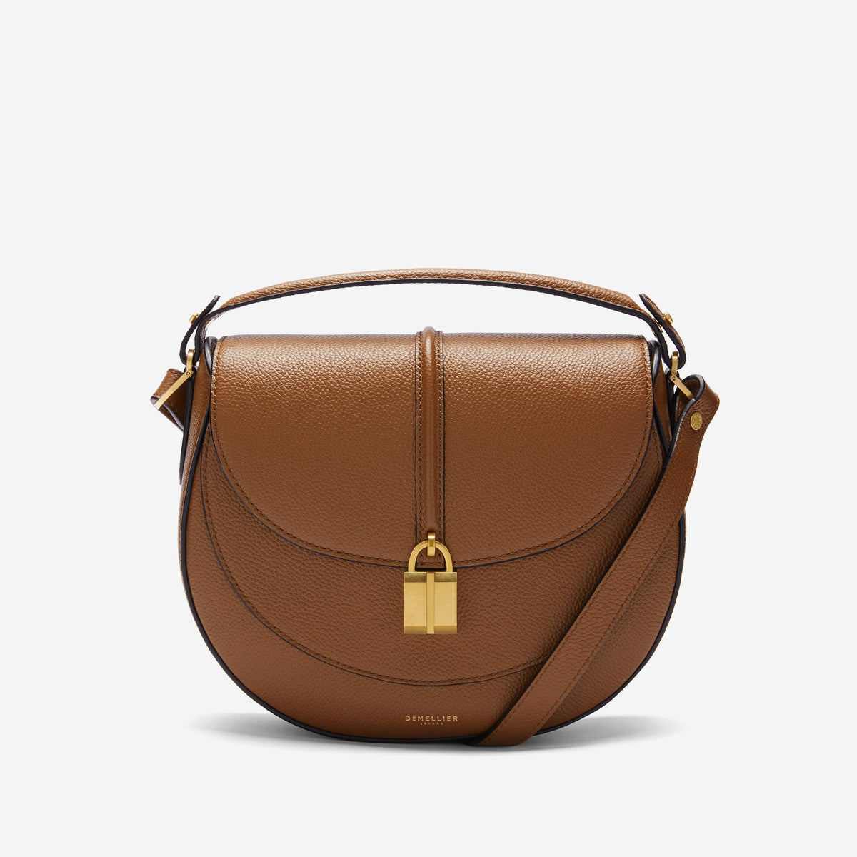 DeMellier The Siena Saddle tan small grain