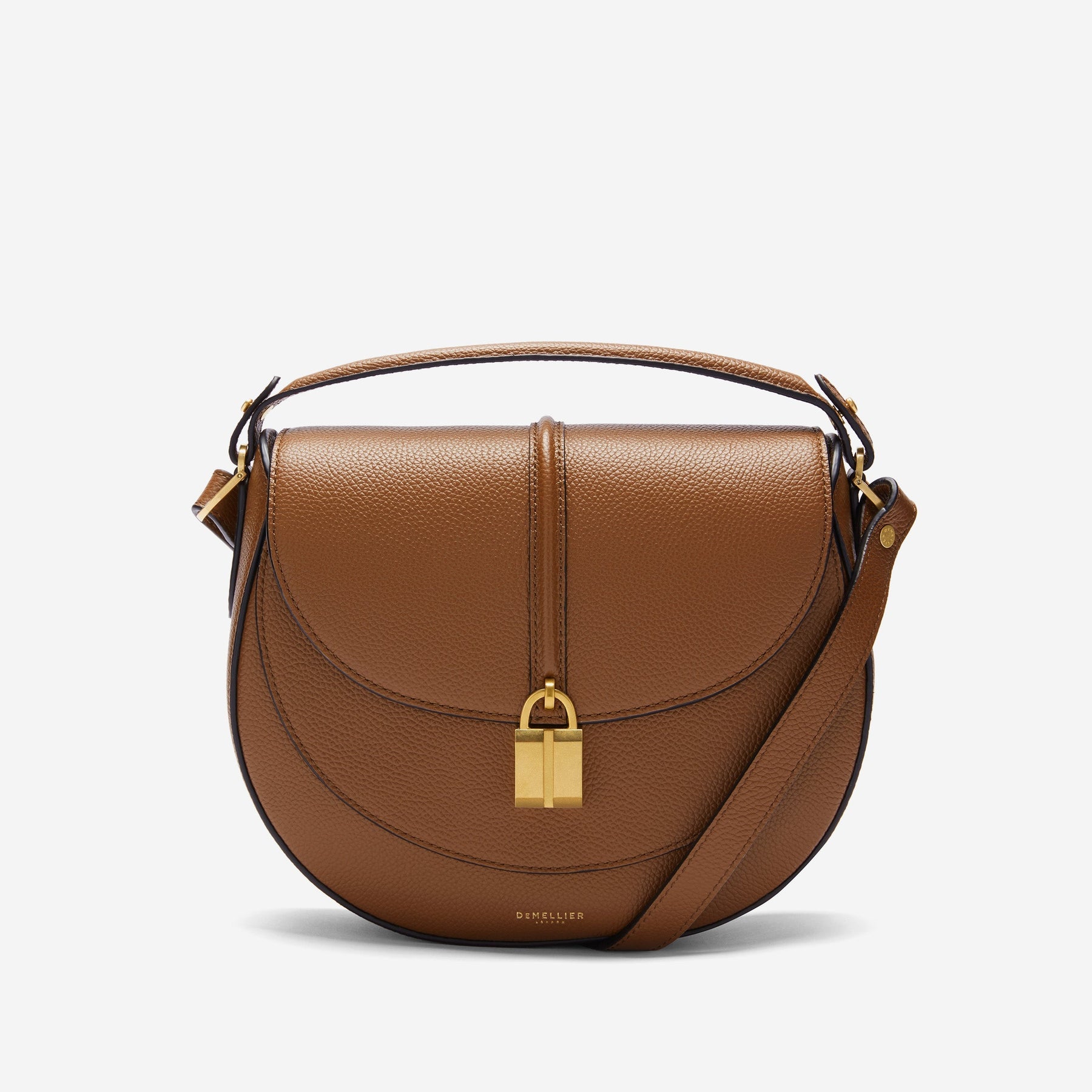 DeMellier The Siena Saddle tan small grain