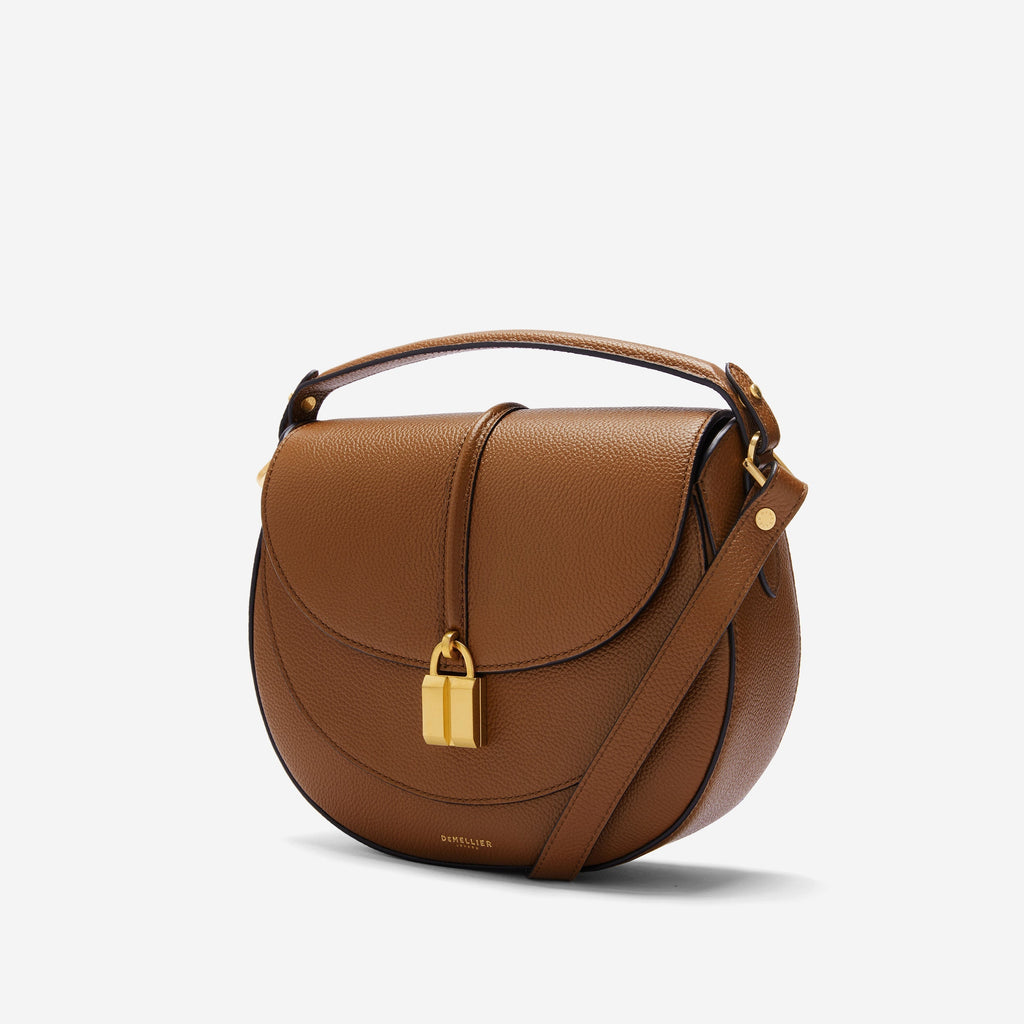 DeMellier The Siena Saddle tan small grain