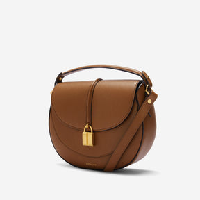 DeMellier The Siena Saddle tan small grain