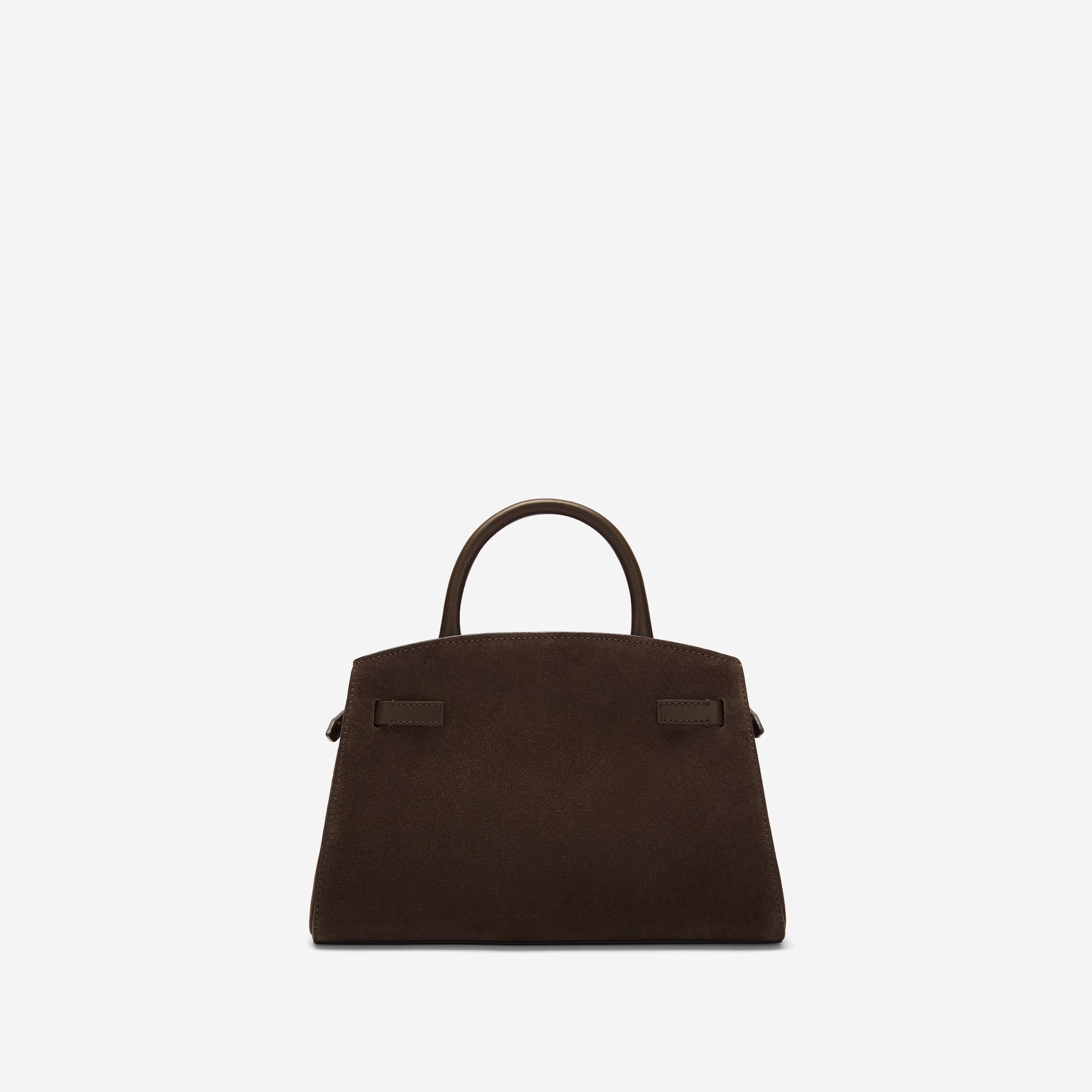 DeMellier The Small Hudson mocha suede & mocha smooth