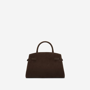 DeMellier The Small Hudson mocha suede & mocha smooth