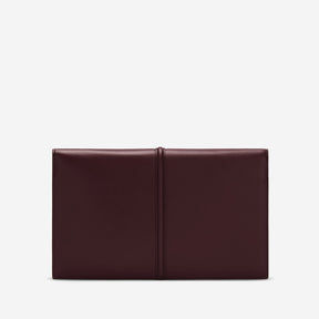 DeMellier The Tokyo Clutch burgundy smooth