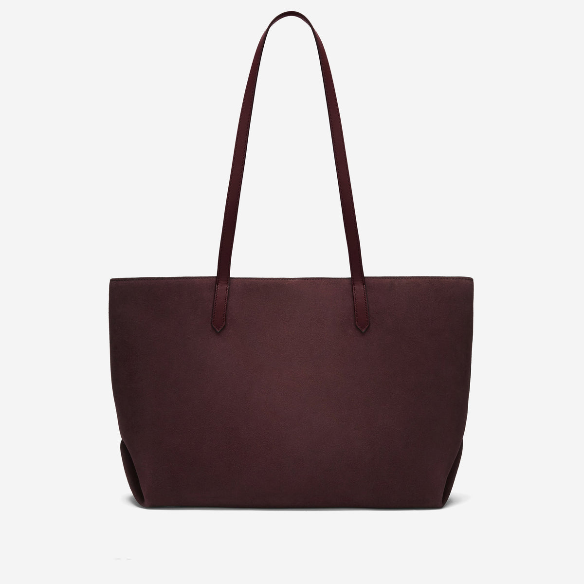 DeMellier The Tokyo Tote burgundy suede & burgundy smooth