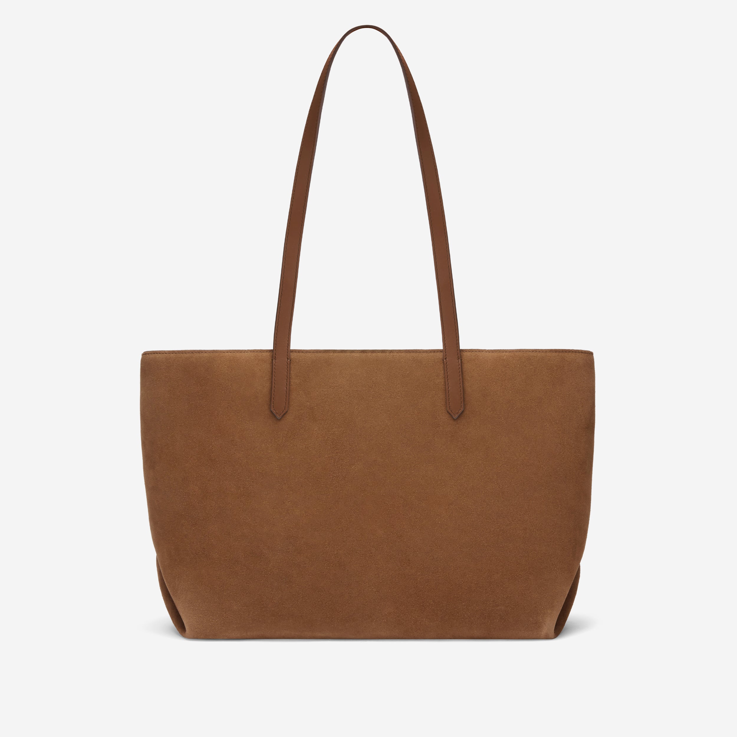 DeMellier The Tokyo Tote deep tan suede & deep tan smooth
