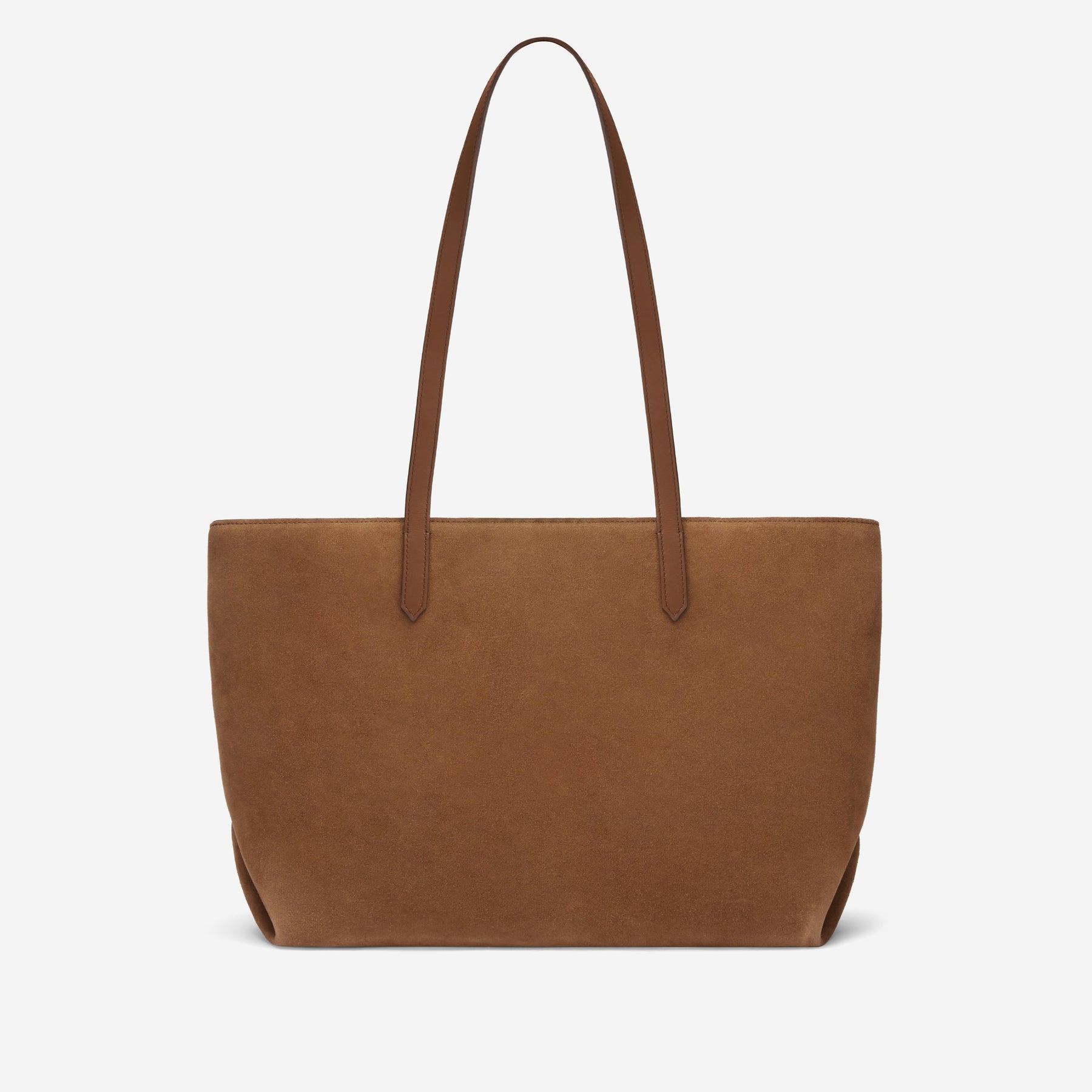 DeMellier The Tokyo Tote deep tan suede & deep tan smooth