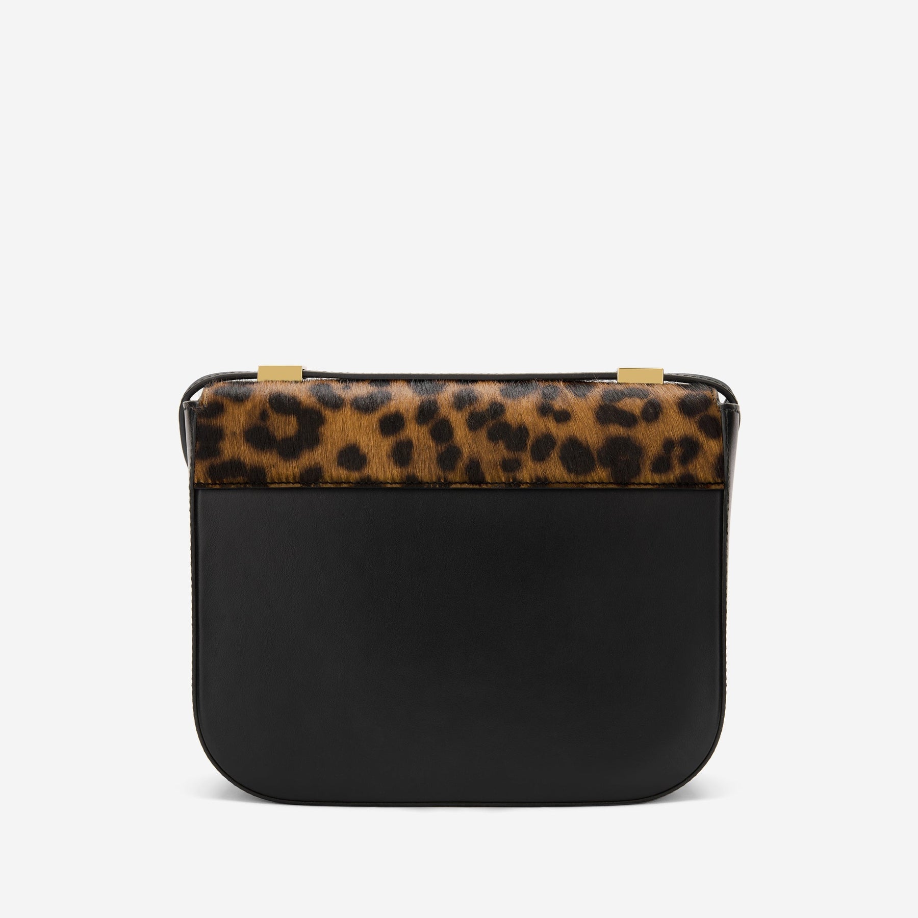 DeMellier The Vancouver leopard-effect calf hair & black smooth