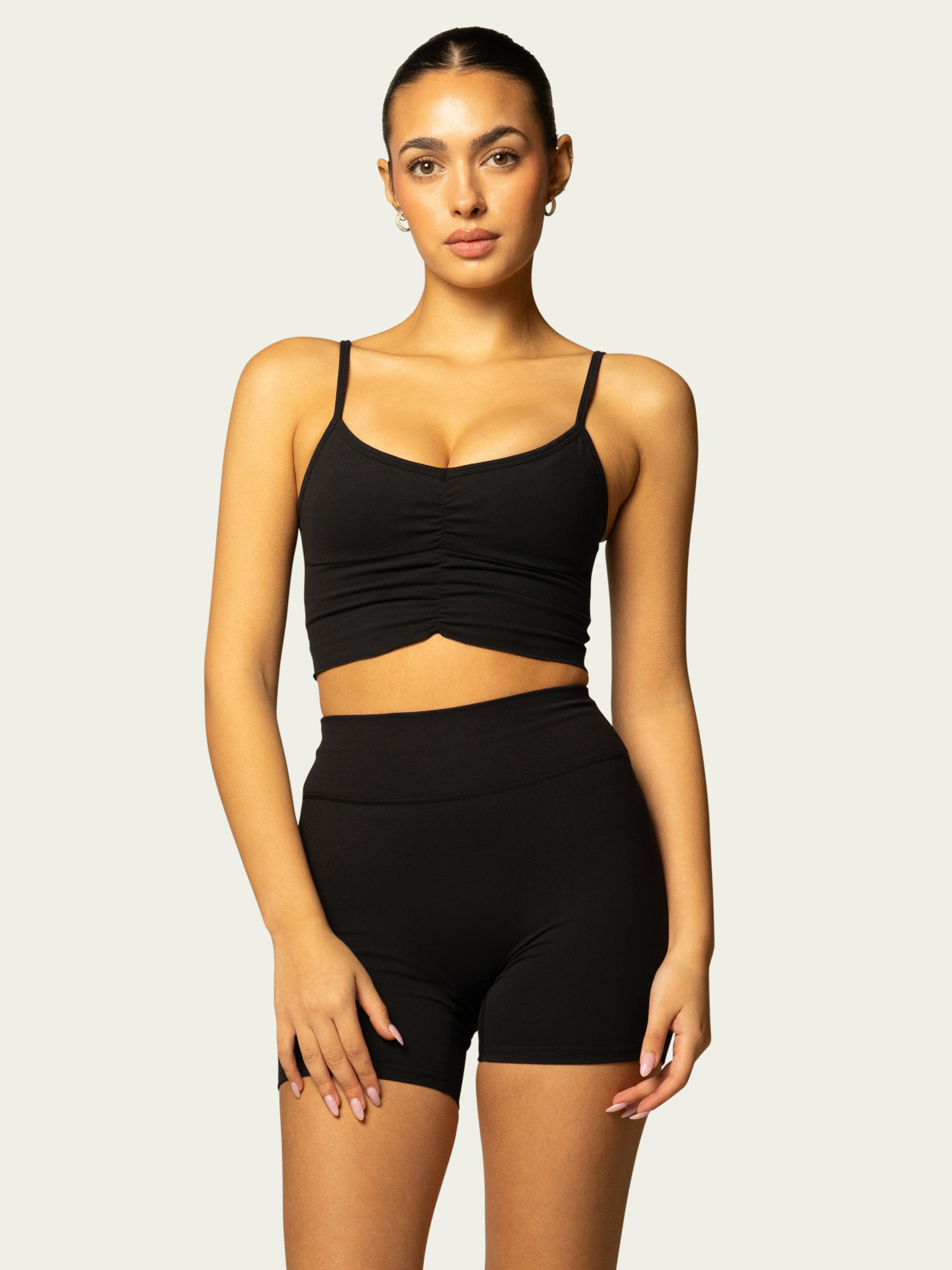The Scrunch Bra / Black