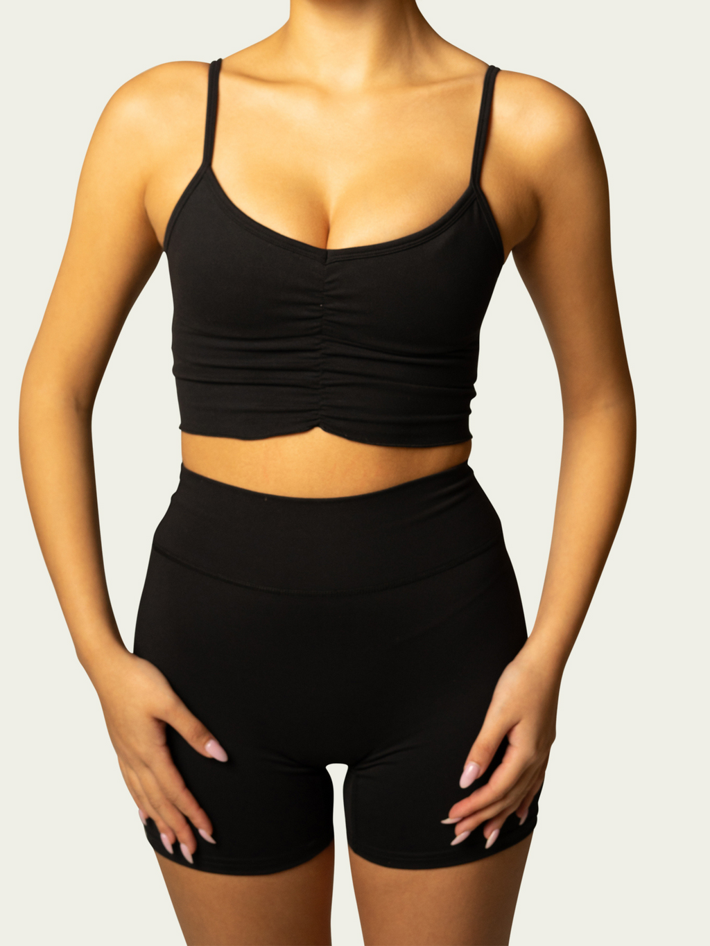 The Scrunch Bra / Black