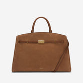 DeMellier The Hudson deep tan suede & tan smooth