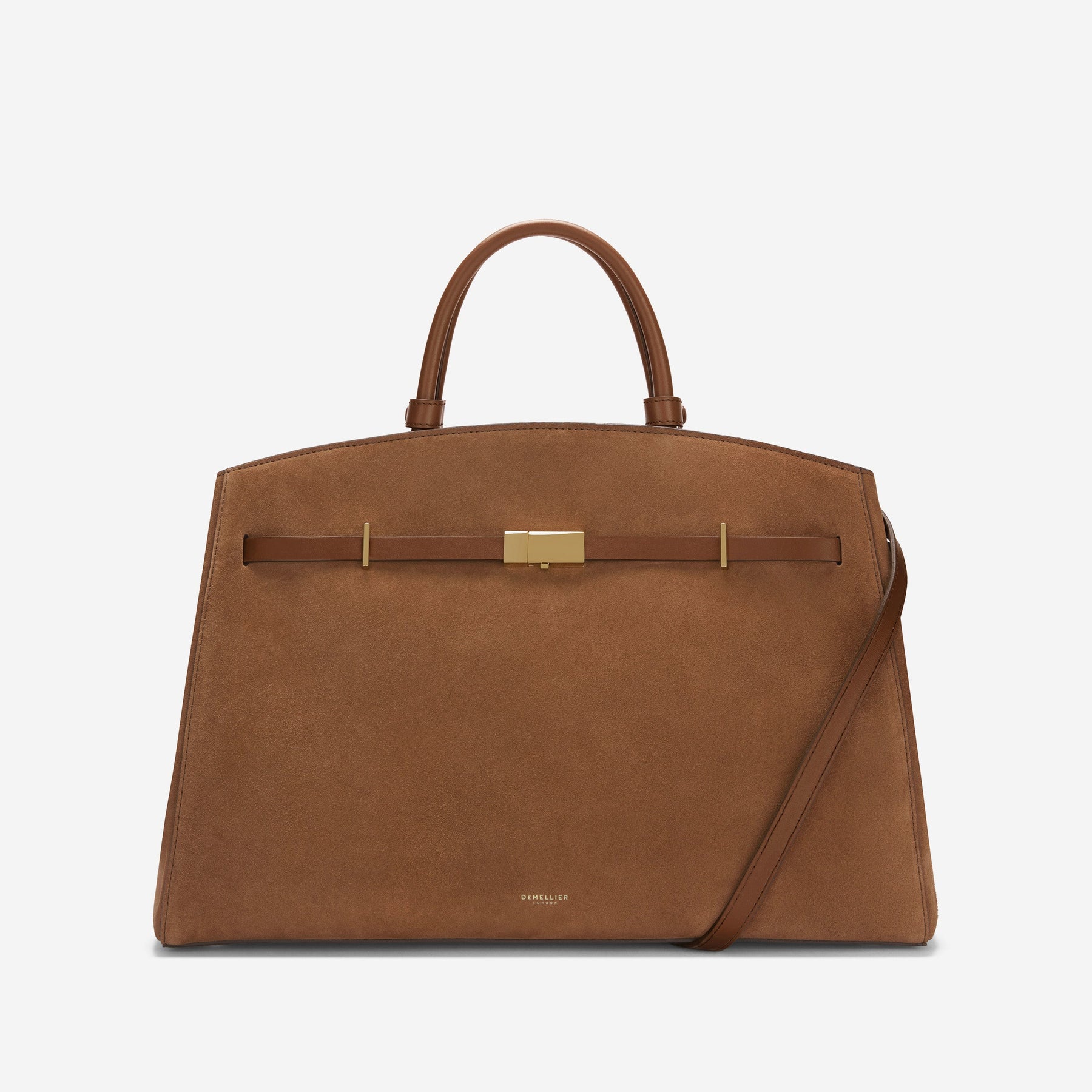 DeMellier The Hudson deep tan suede & tan smooth