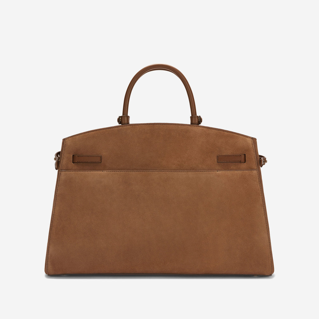 DeMellier The Hudson deep tan suede & tan smooth