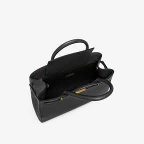 DeMellier The Midi Hudson black small grain