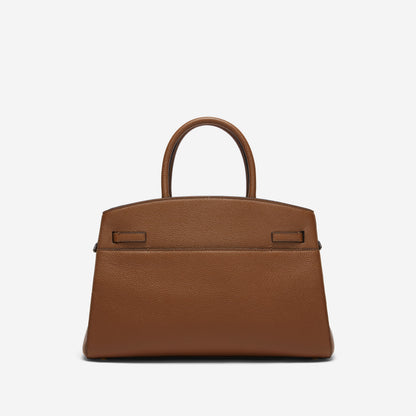 DeMellier The Midi Hudson tan small grain