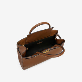 DeMellier The Midi Hudson tan small grain