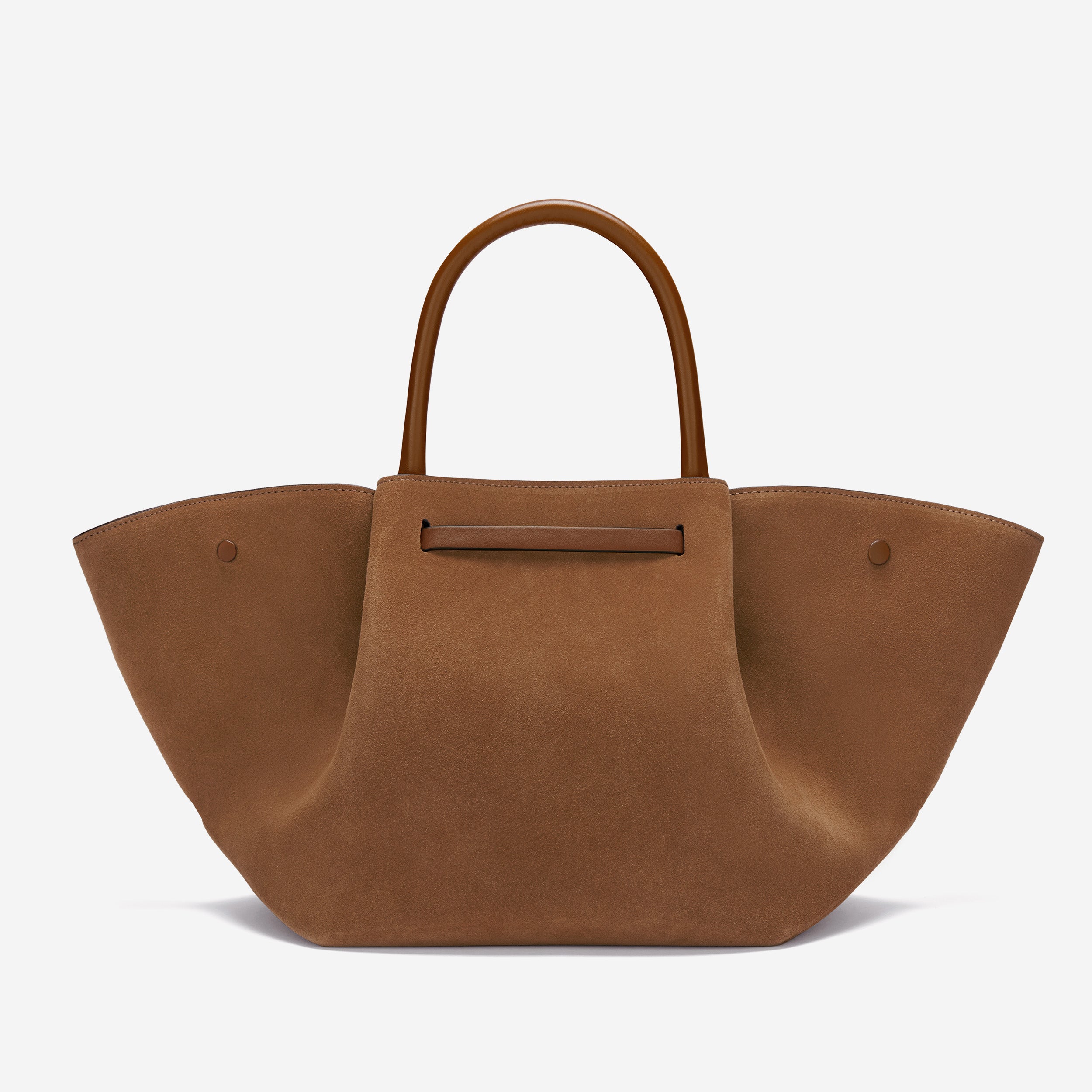DeMellier The Midi New York deep tan suede & tan smooth
