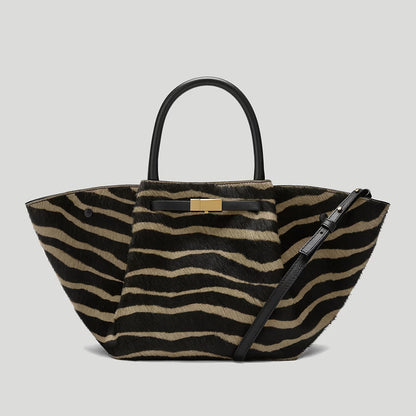 The Midi New York - Zebra-Effect Hair Calf