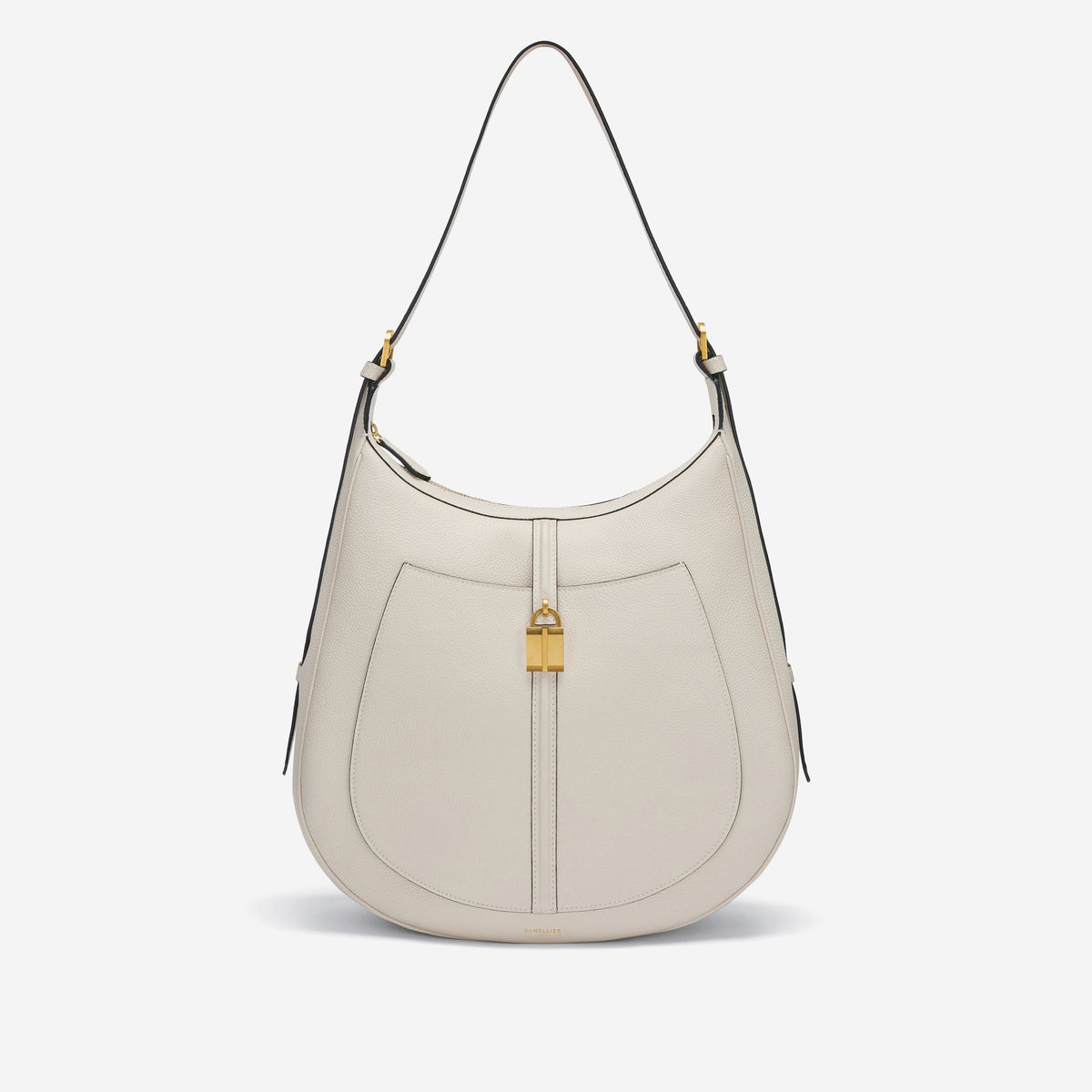 DeMellier The Siena Hobo off-white small grain