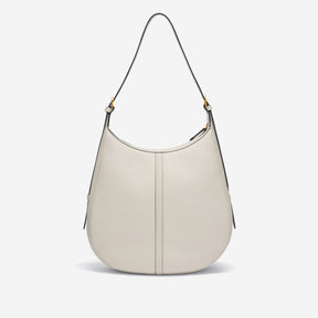 DeMellier The Siena Hobo off-white small grain