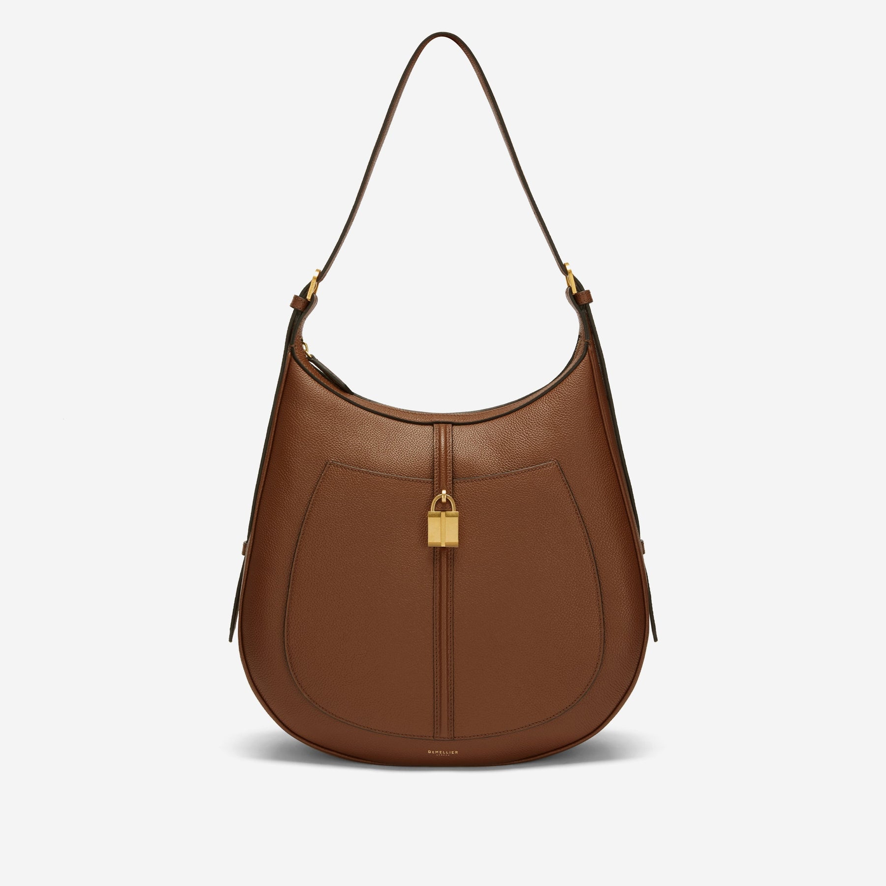 DeMellier The Siena Hobo tan small grain