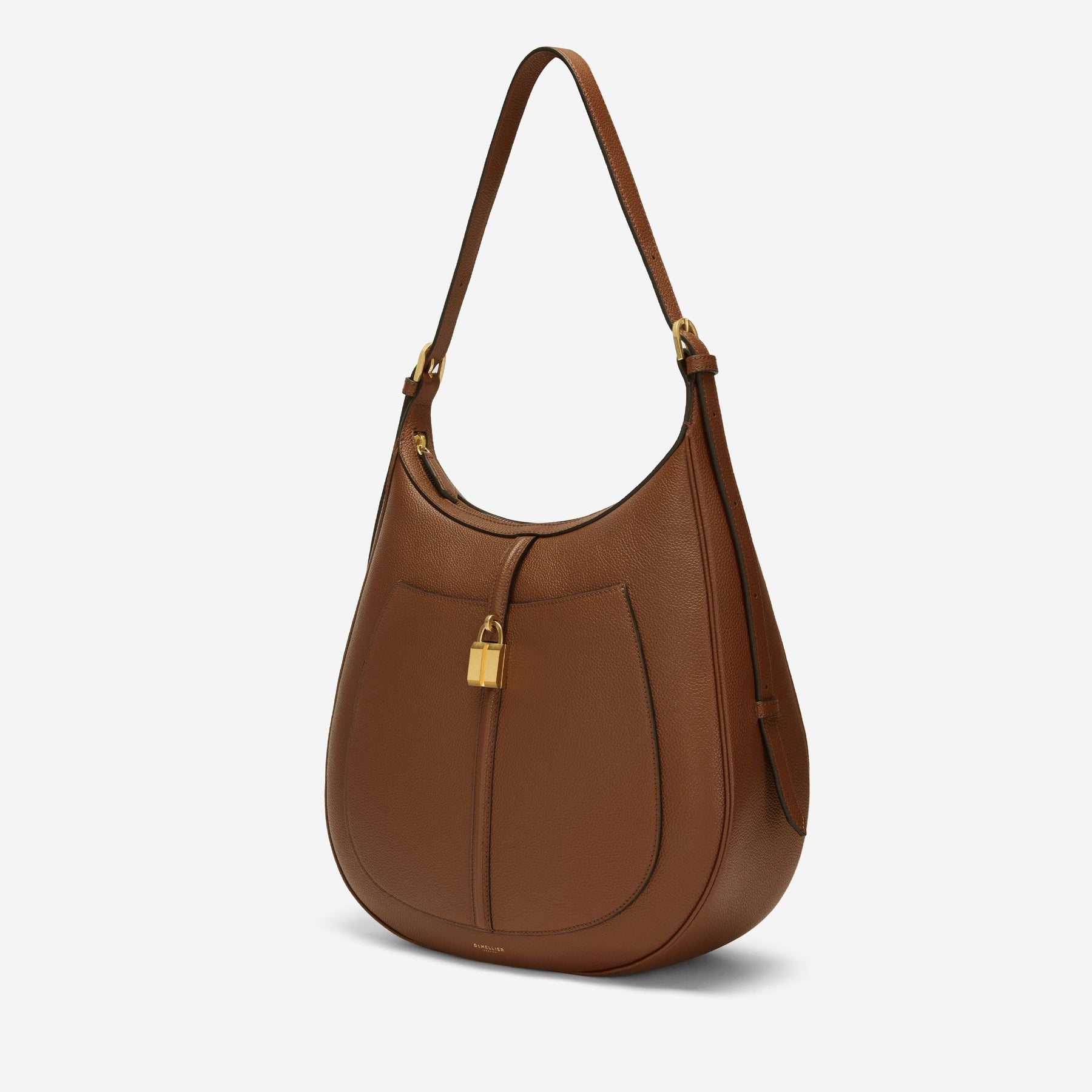DeMellier The Siena Hobo tan small grain