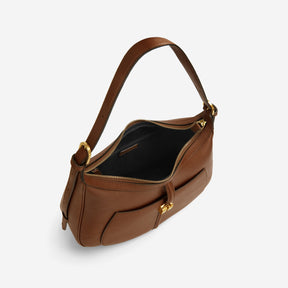 DeMellier The Siena Hobo tan small grain