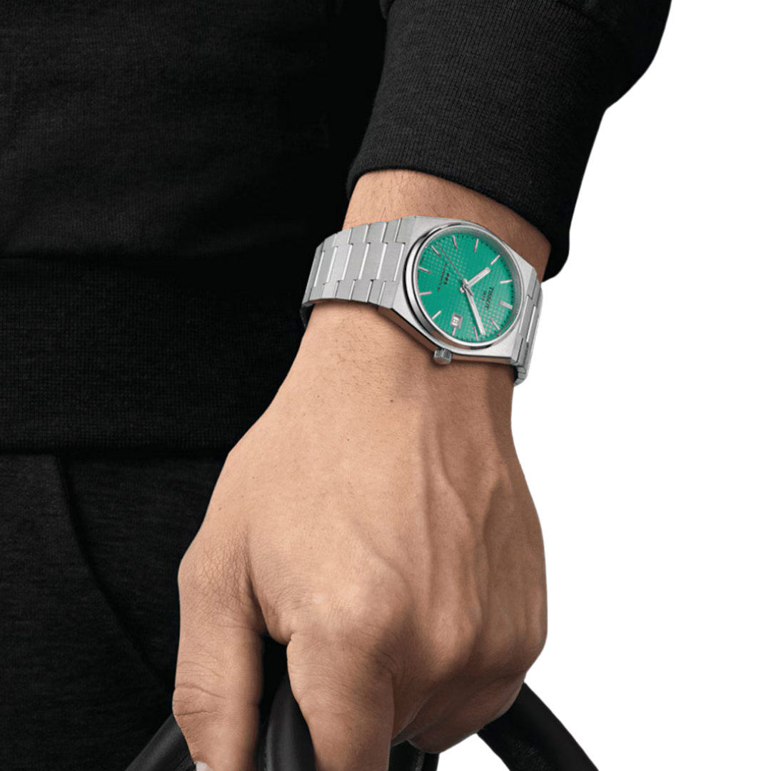 Tissot PRX Powermatic 80 35mm Light Green Dial Grey Stainless Steel Automatic Watch