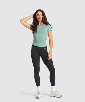 Gymshark Training Baby Tee - Celeste Blue