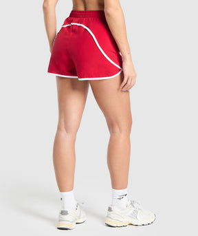 Gymshark Training Contrast Loose Shorts 2.5" - Carmine Red
