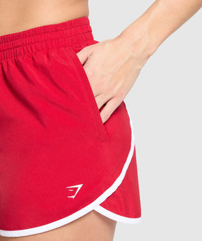 Gymshark Training Contrast Loose Shorts 2.5" - Carmine Red